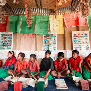 Reading corner for the primary school